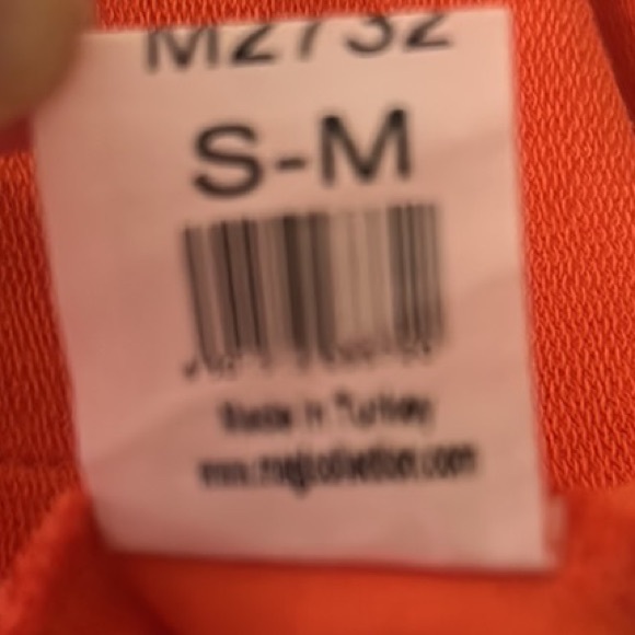 Megi collection size S-M sweatshirt dress with kangaroo pocket drawstring hood - Picture 6 of 6